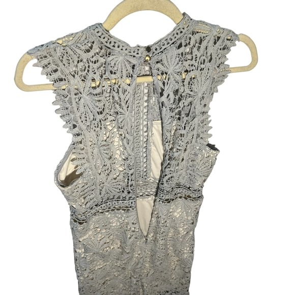 Classy yet Super Sexy Soieblu Crochet Fitted Dress Size Small, Perfect - Picture 5 of 11